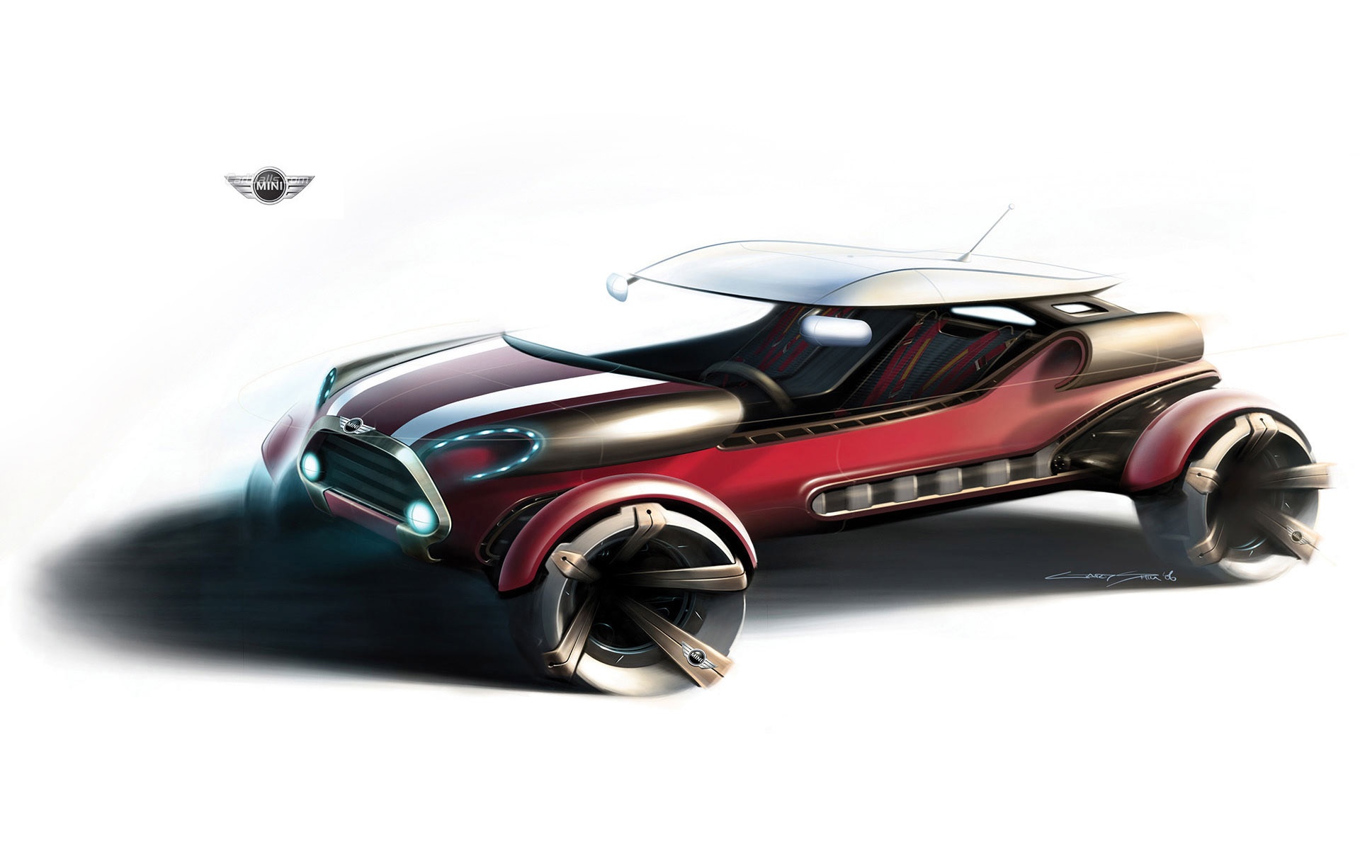 汽车天下,MINI,Concept,汽车,宽屏,概念车,2012Y十一月11D,儿童桌面专用